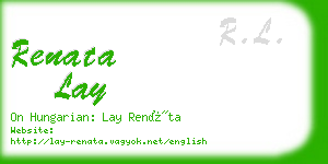 renata lay business card